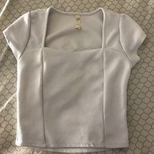 White crop top